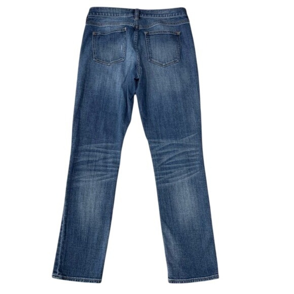 J. Crew Stretch Denim Jeans Distressed Blue Wash Comfort Casual Womens Size 26 - Picture 2 of 10